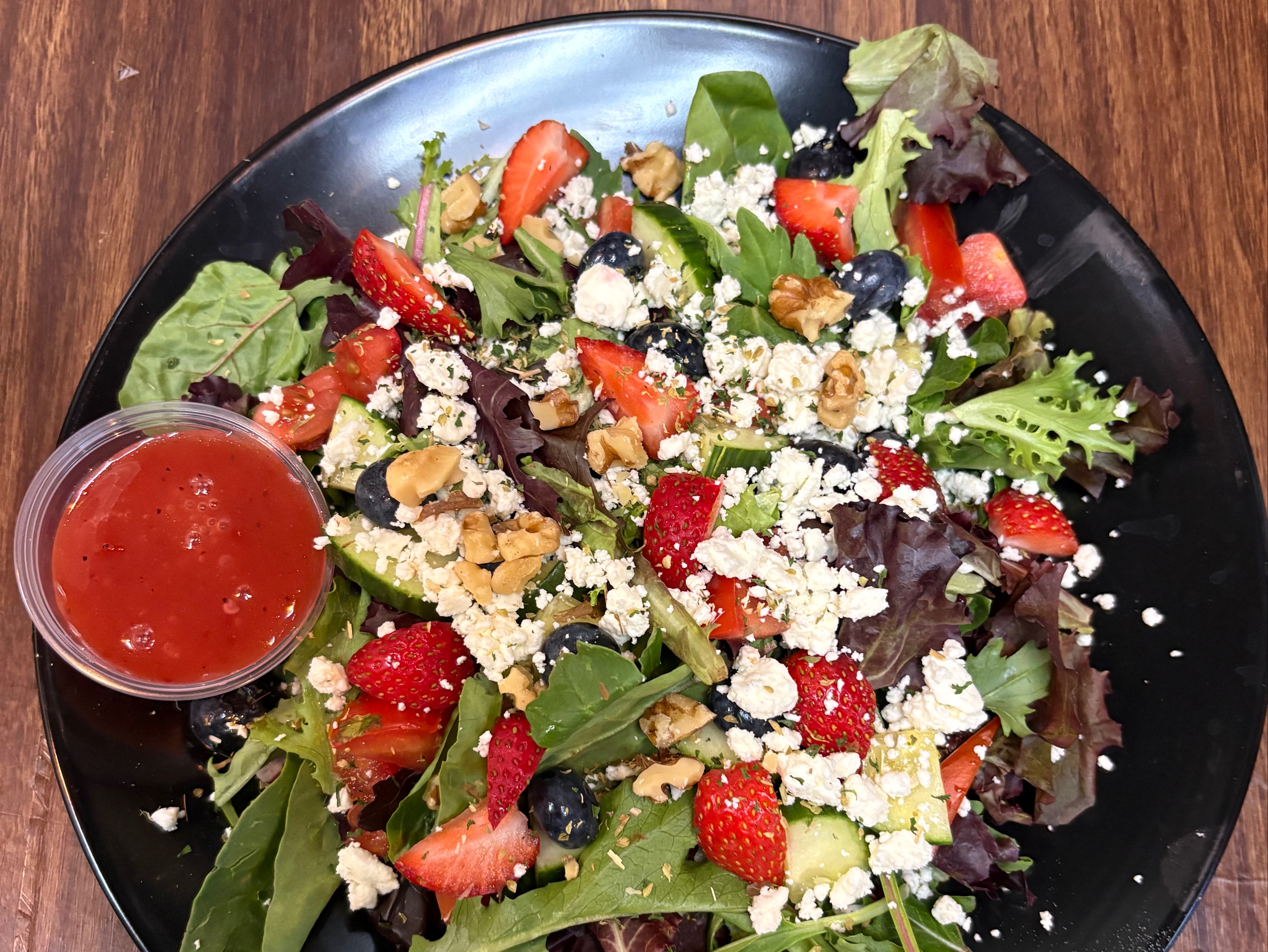 Strawberry, Walnut Feta.