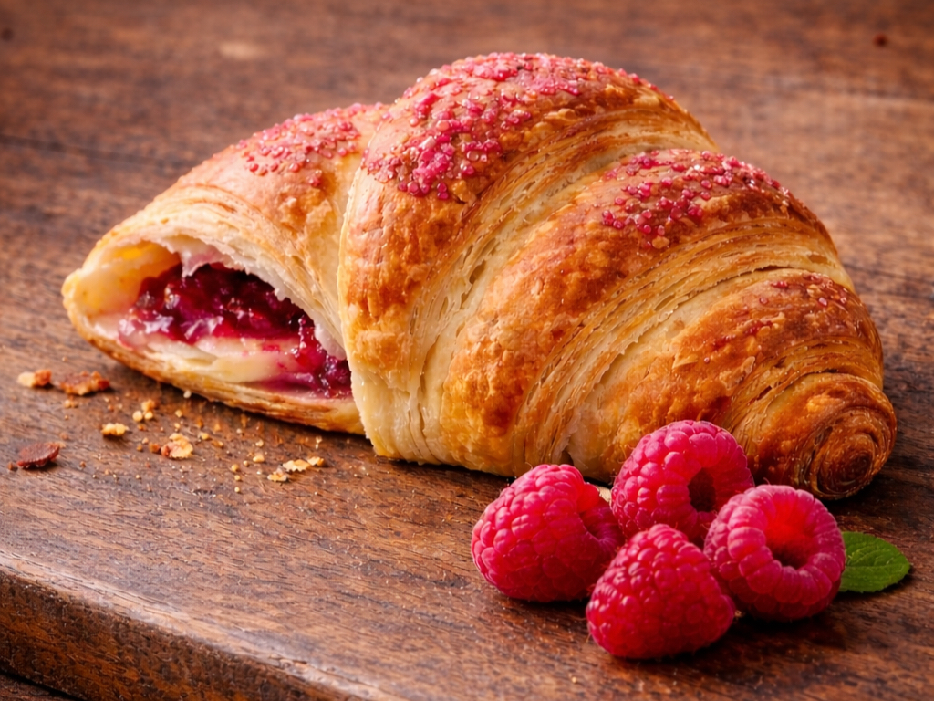 Raspberry Croissant.