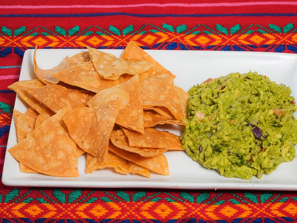 Guacamole with Chips Large
