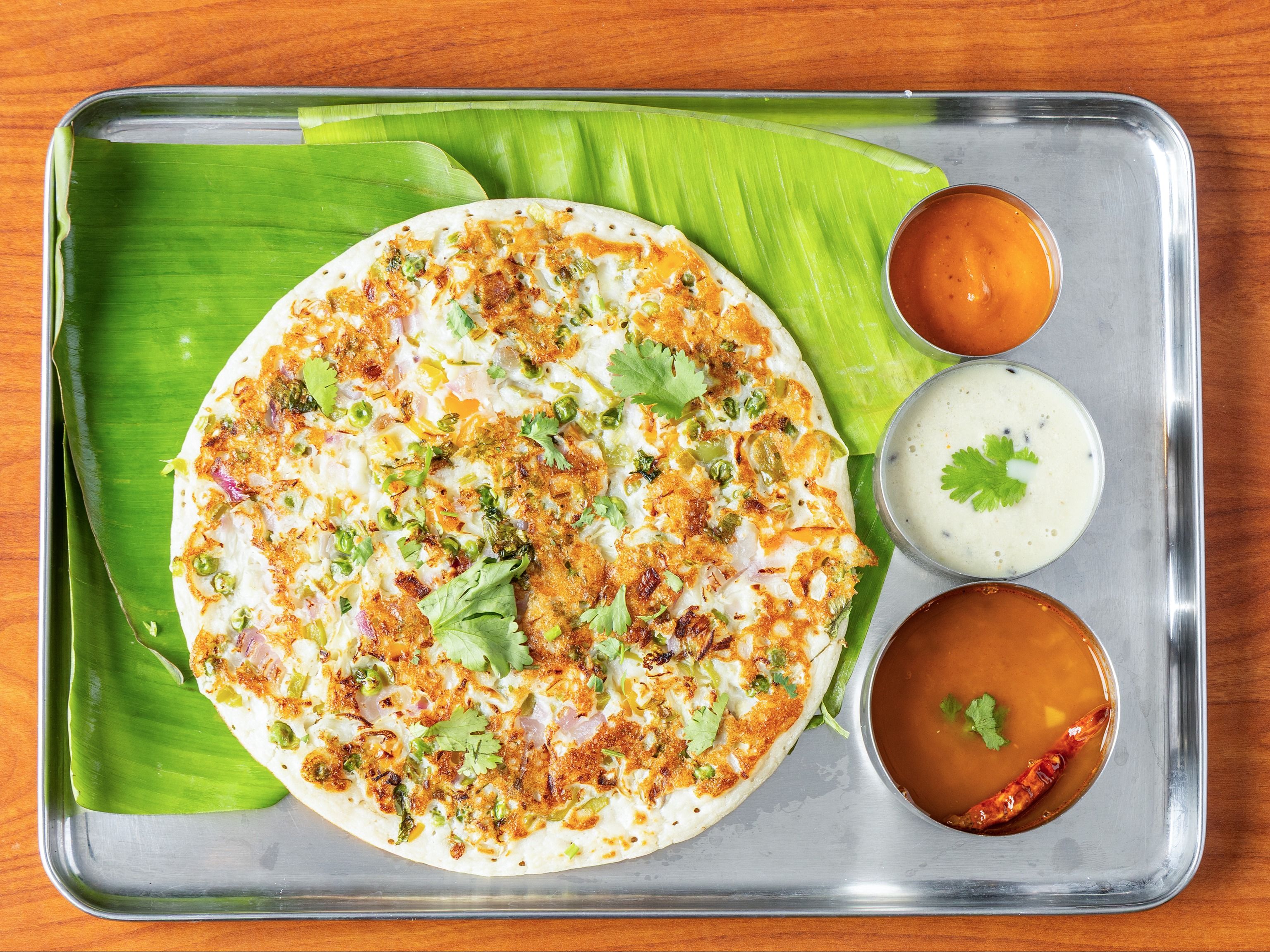 Veggie Uttapam.