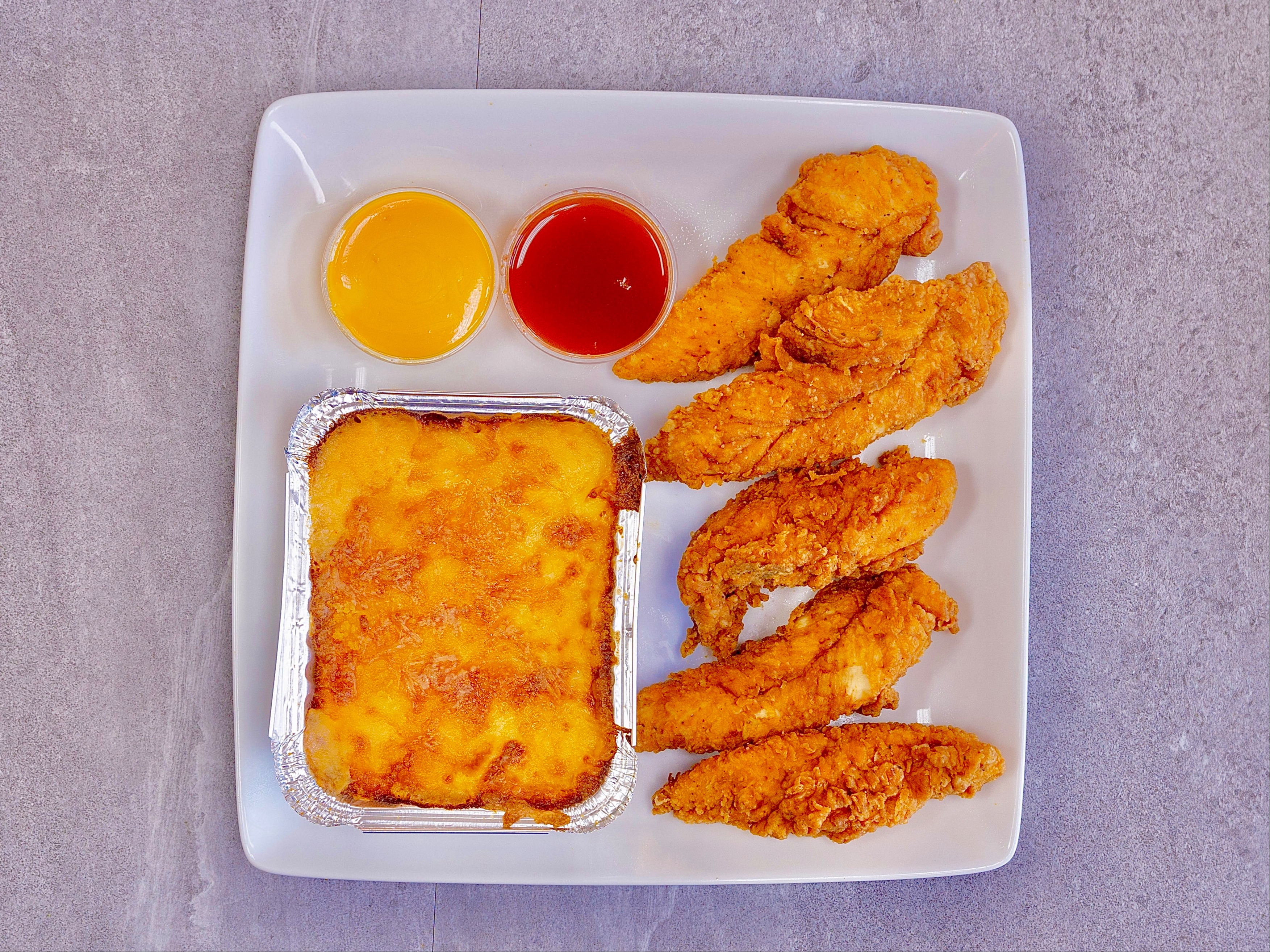 20 Tenders & 4 Sides.
