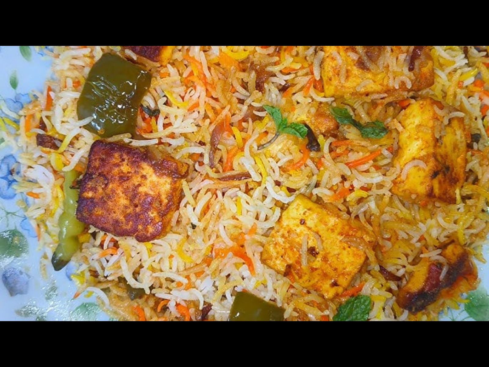 Paneer Biryani.