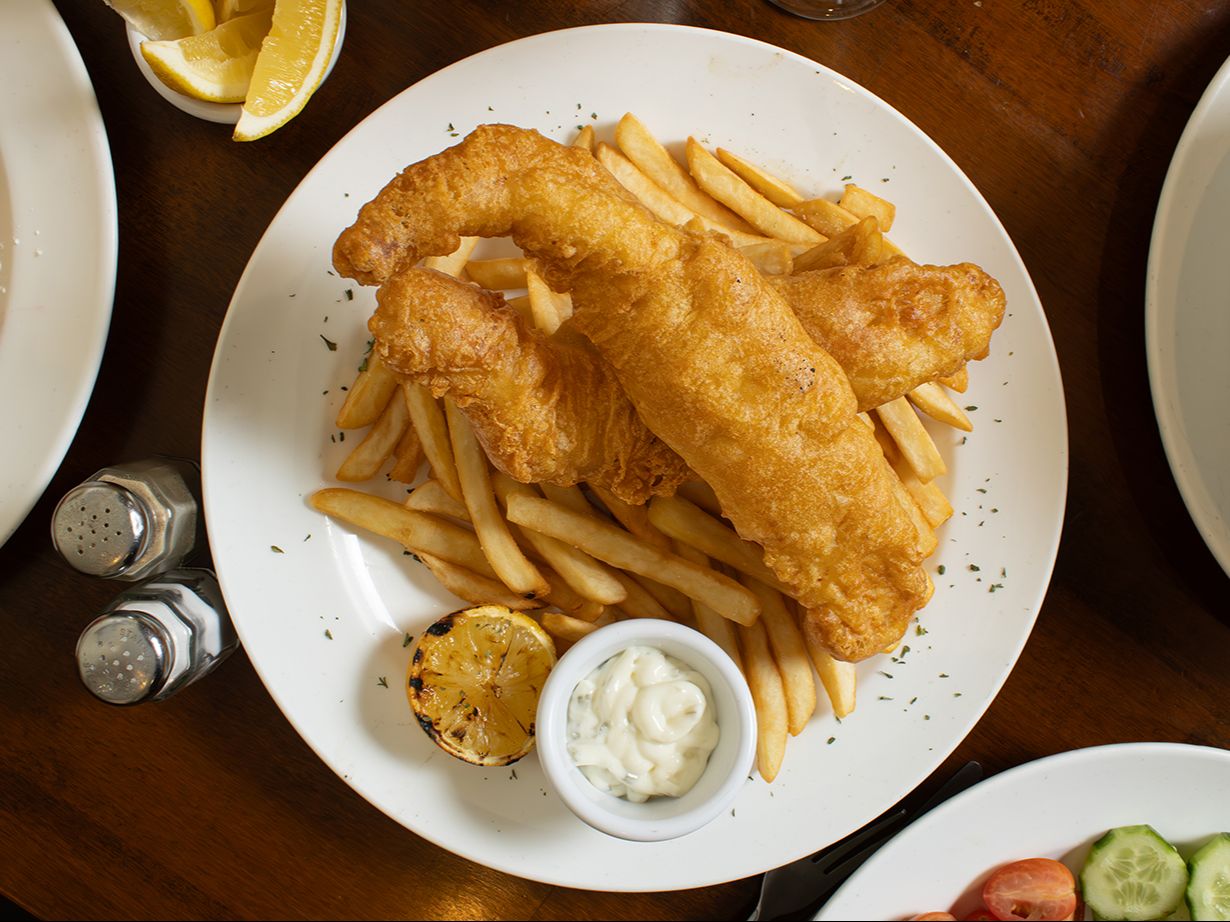 Fish and Chips.