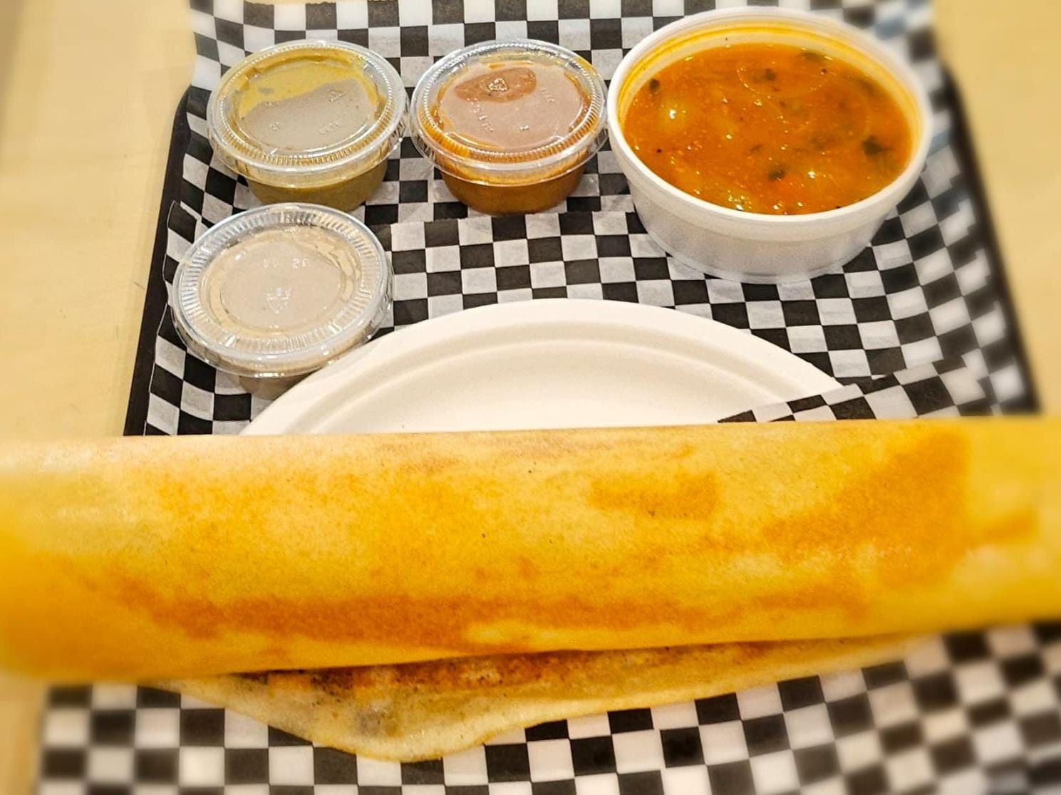 Mutton Keema Dosa.