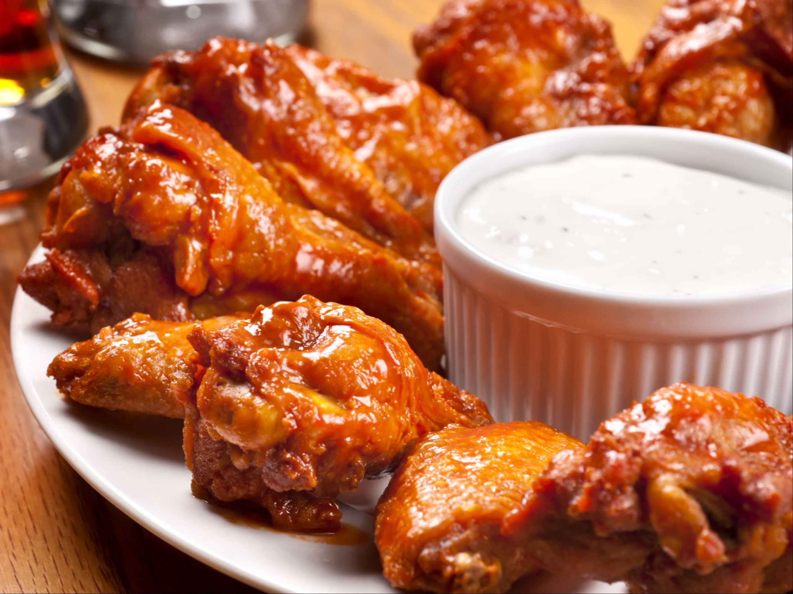 12 Pcs Jumbo Bone-In Wings.