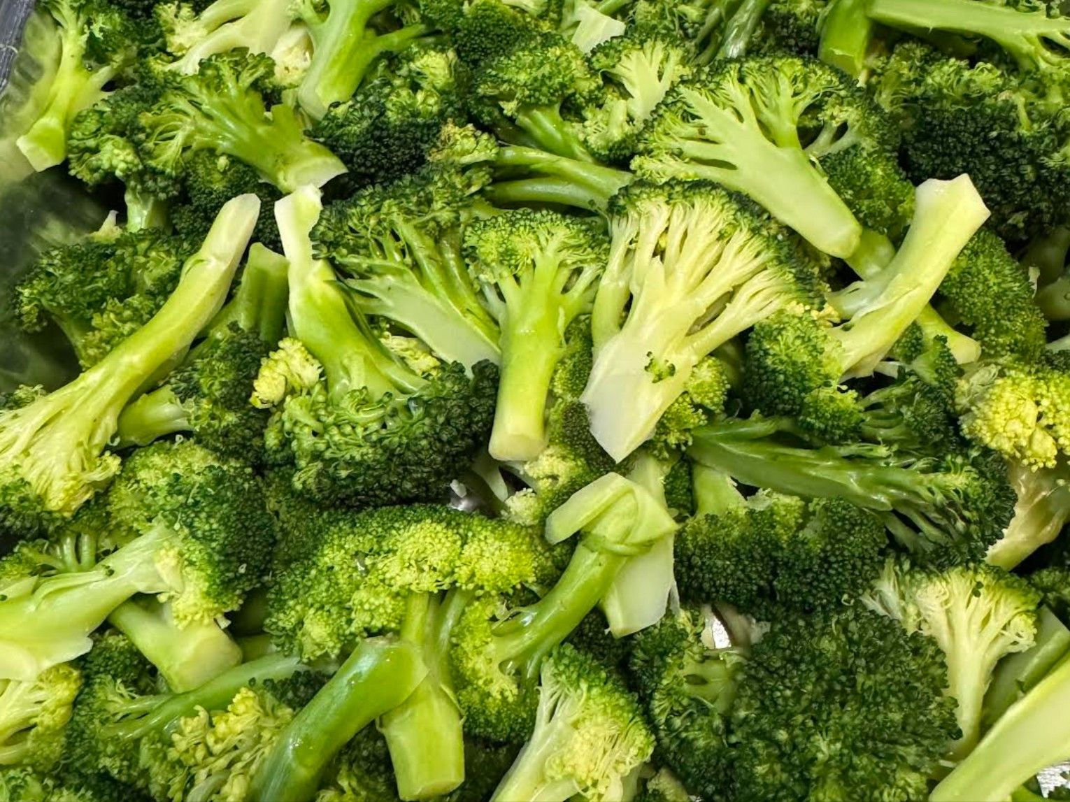Steamed Broccoli.