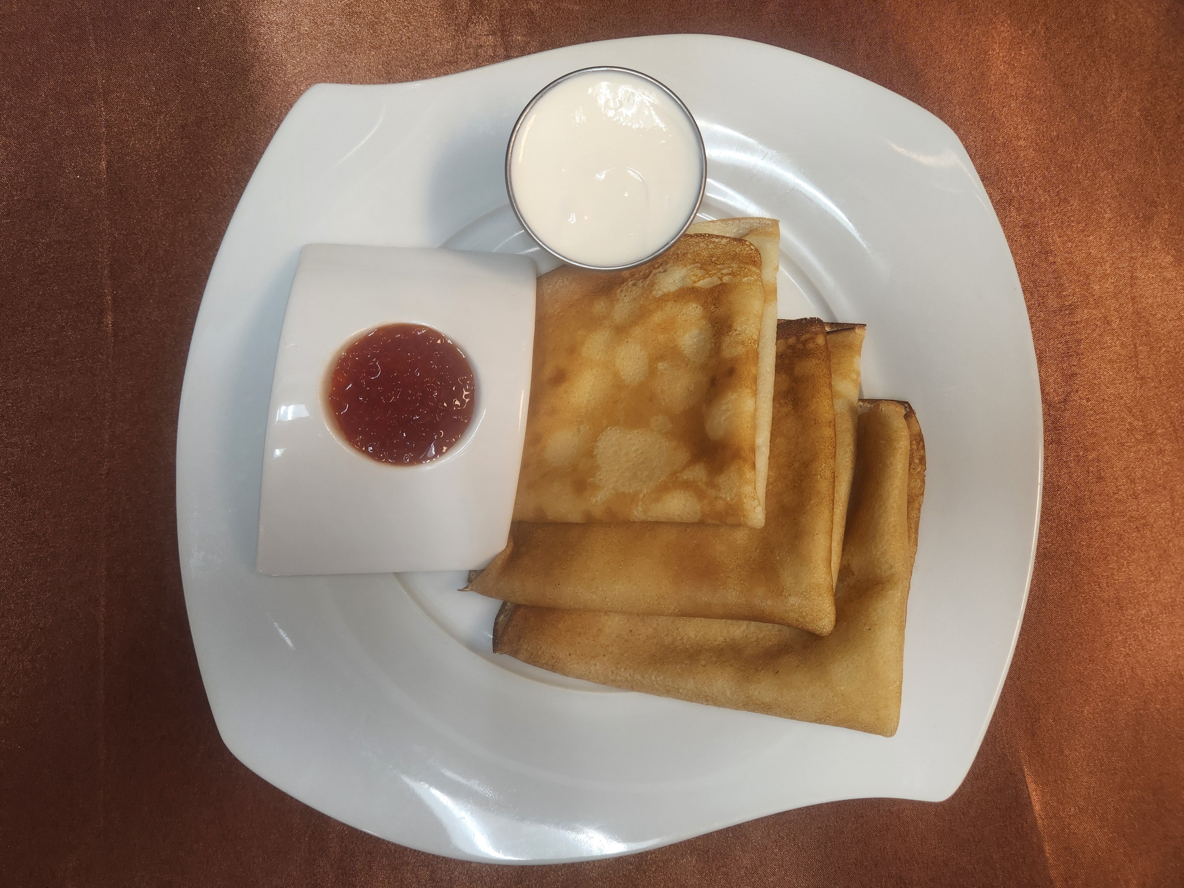 Crepes with Red Caviar
