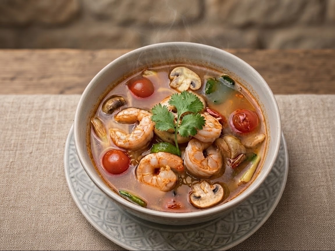 Large Tomyum Soup.