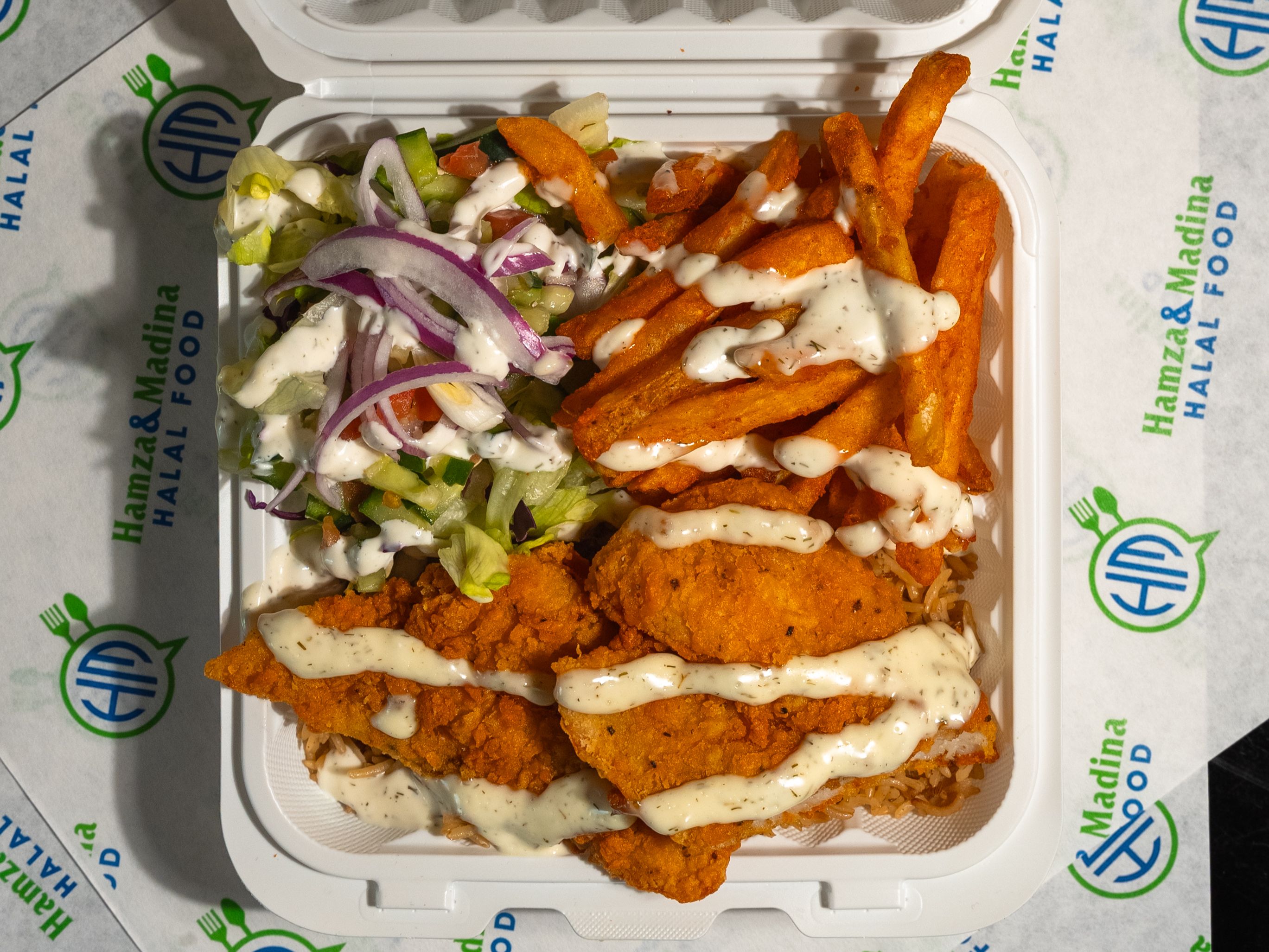 Fish Over Rice.