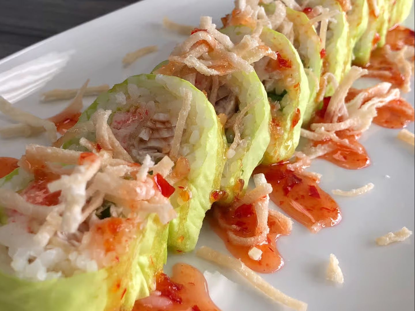 Yellowtail Tempura Roll.