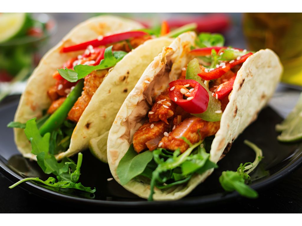 JERK CHICKEN TACO PLATE.