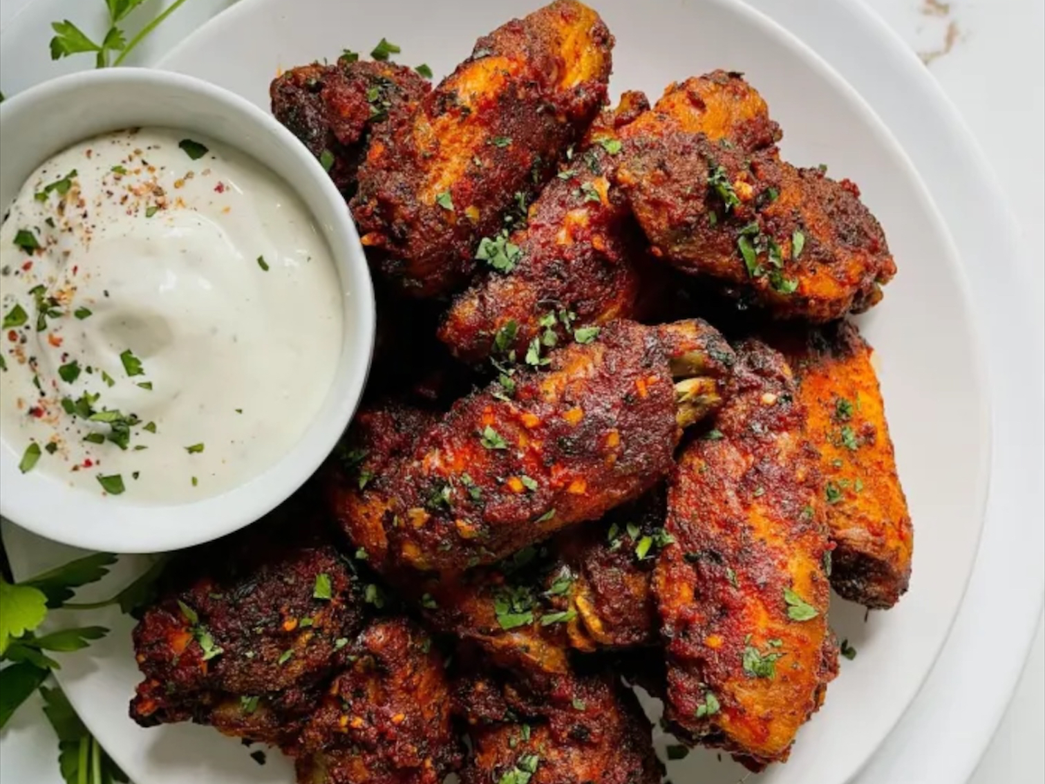 Butter Chicken Wings.