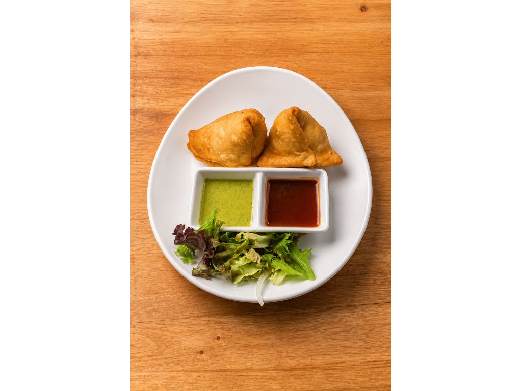 Vegetable Samosa (Lunch).