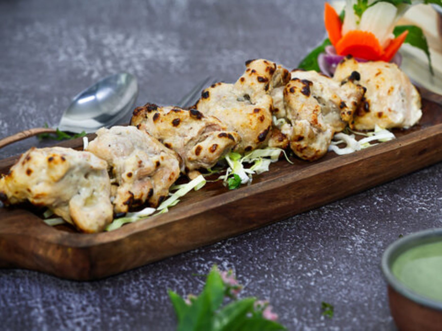 Chicken Malai Kabab.