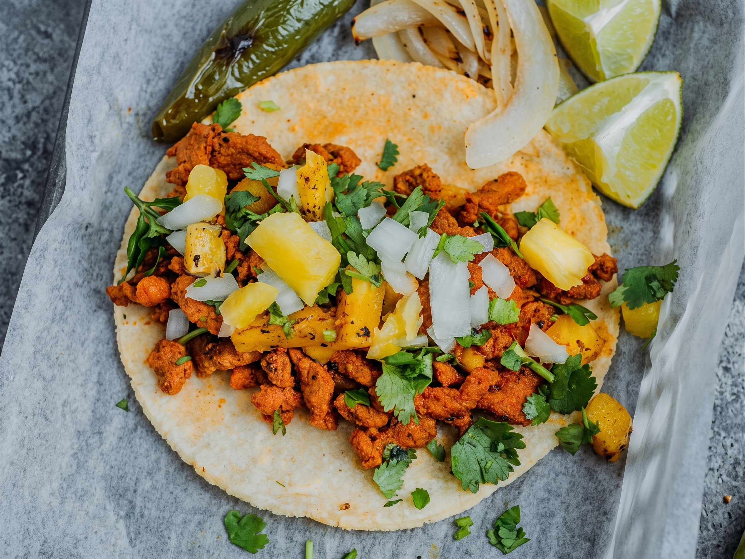 Al Pastor Taco.
