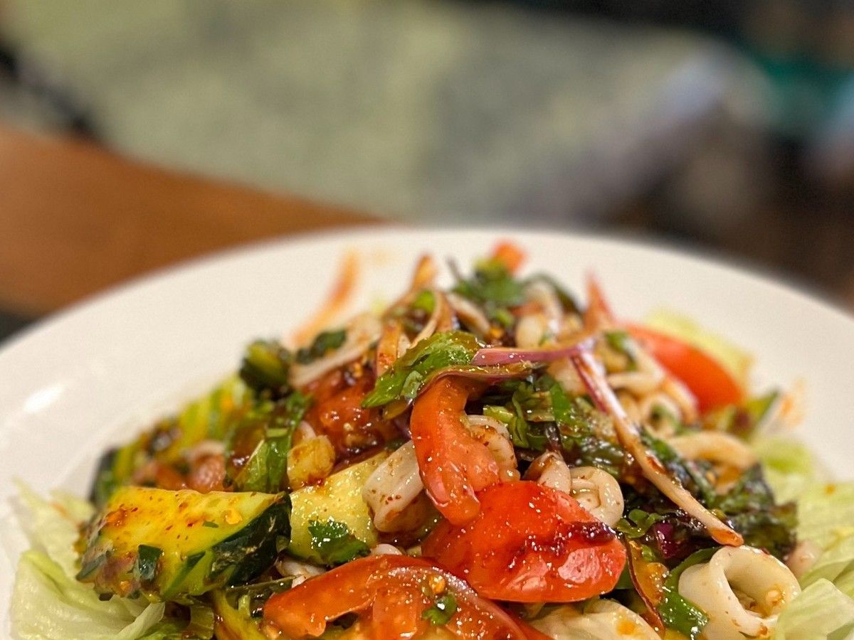 12.Yum Pla Muk Salad.