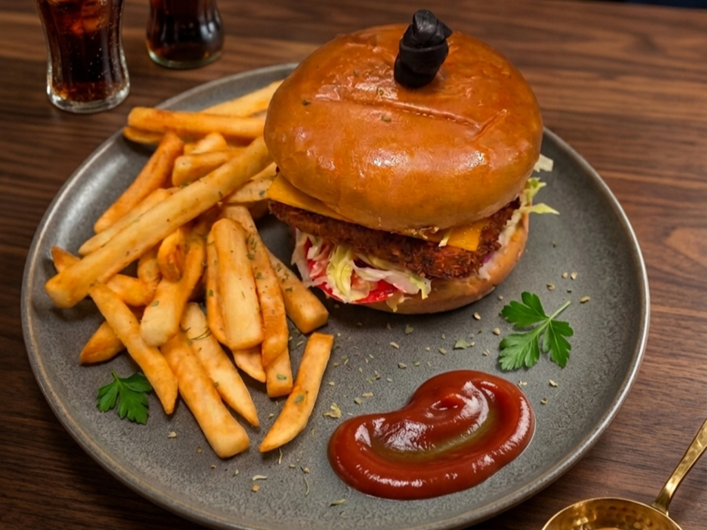 Burger With Fries.