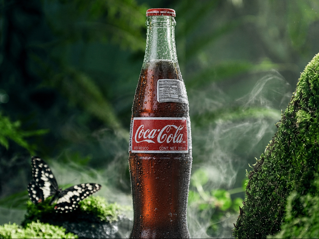 Coke Glass Bottle.