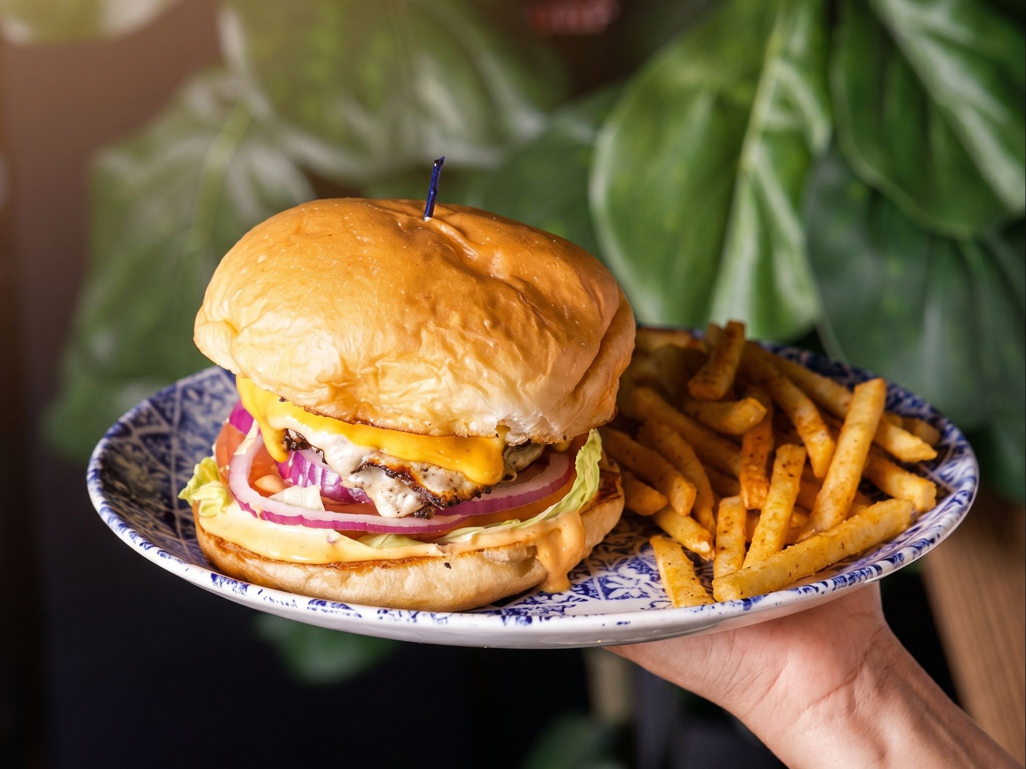 Spiced Smashed Burger.