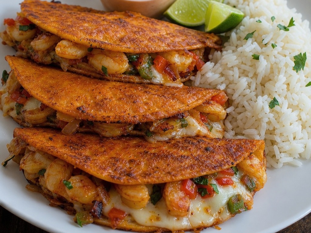 Gobernador Shrimp Tacos.