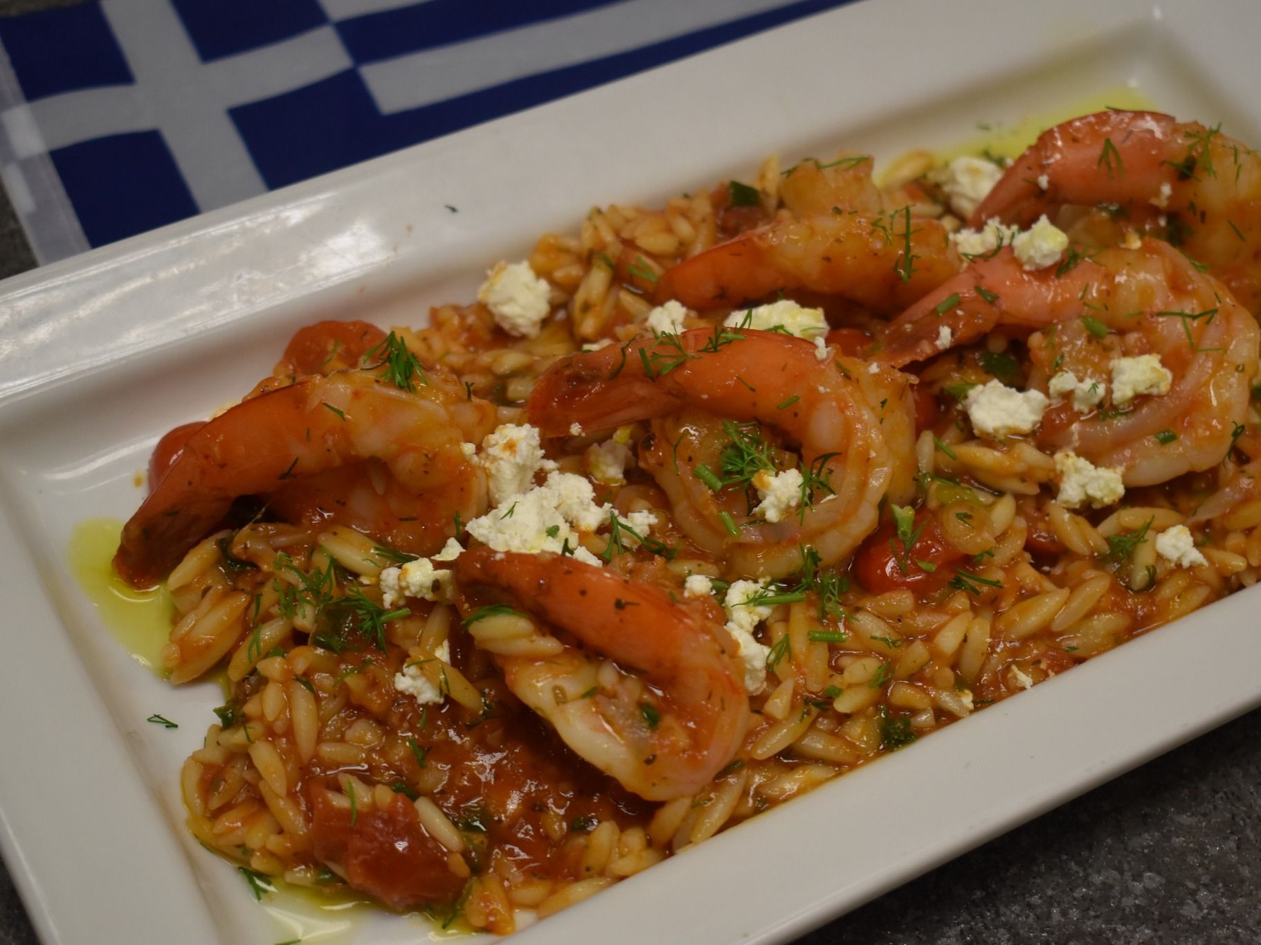 Shrimp Santorini (Half Tray)