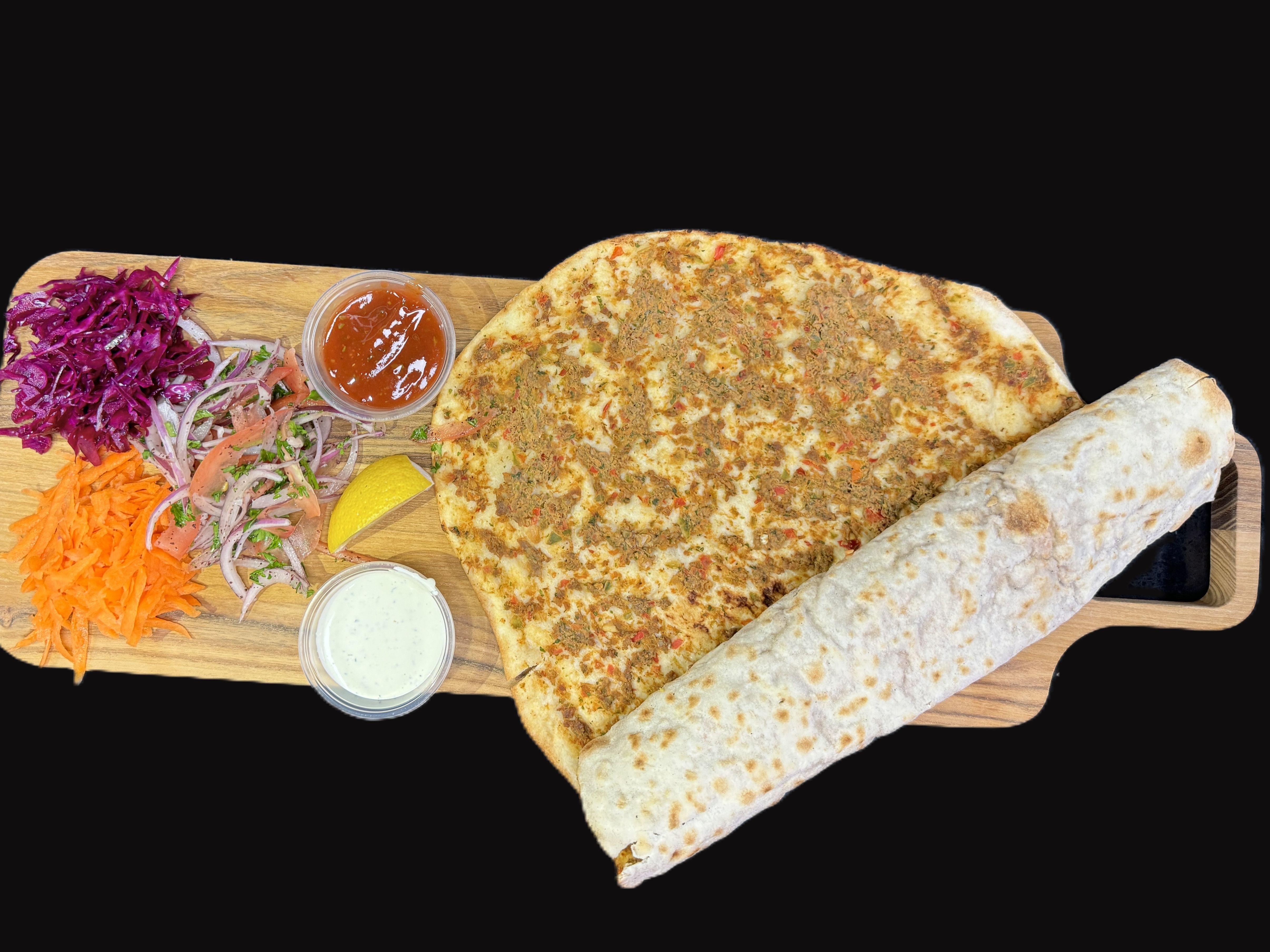 Lahmacun Only.
