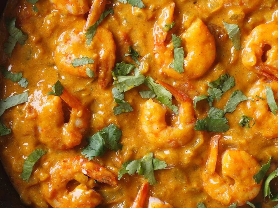 Shrimp Tikka Masala.