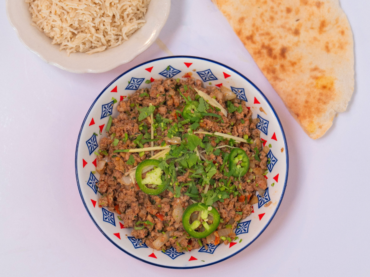 Chicken Tawa Qeema.