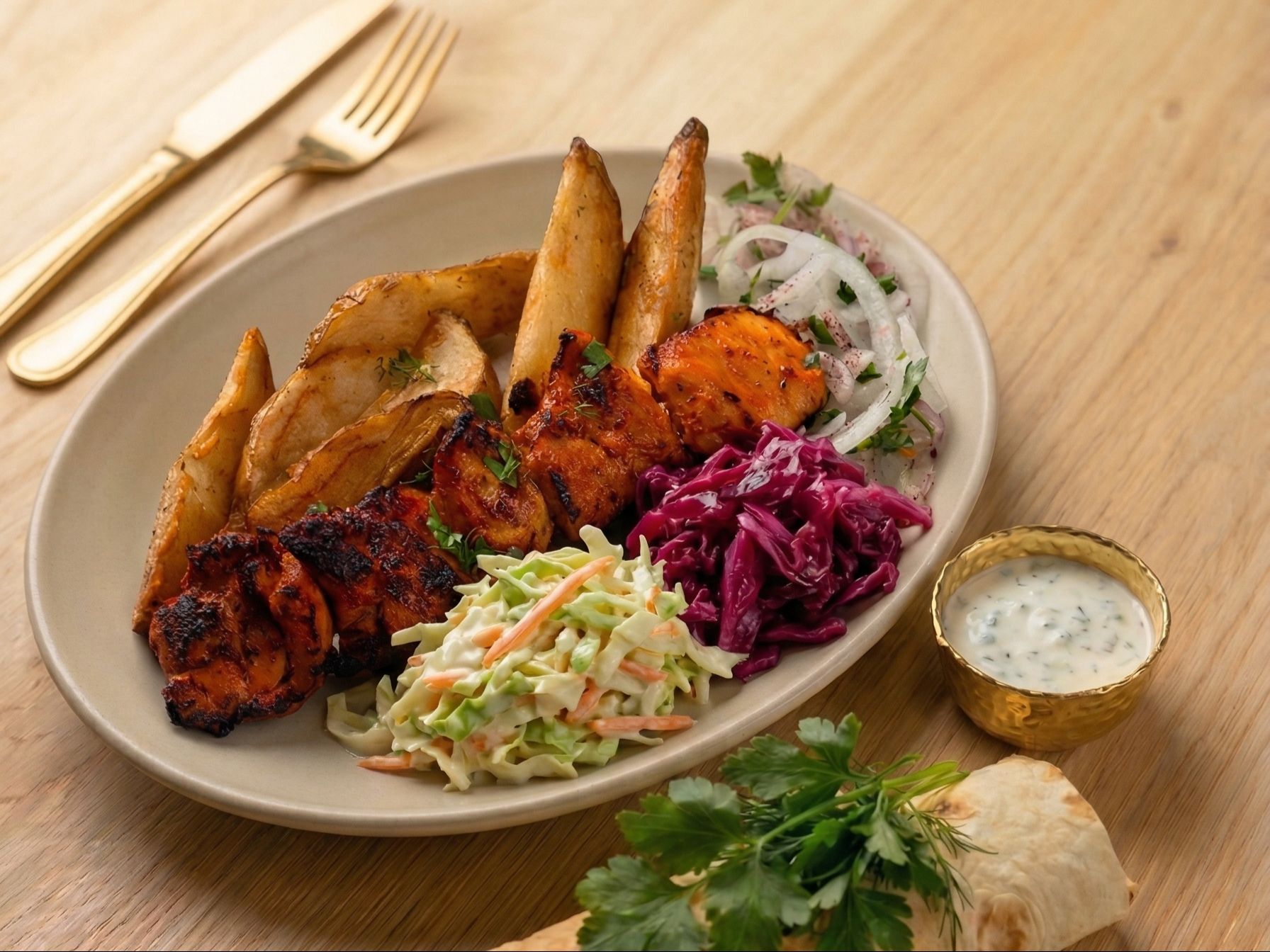 Chicken Thighs Kebab.