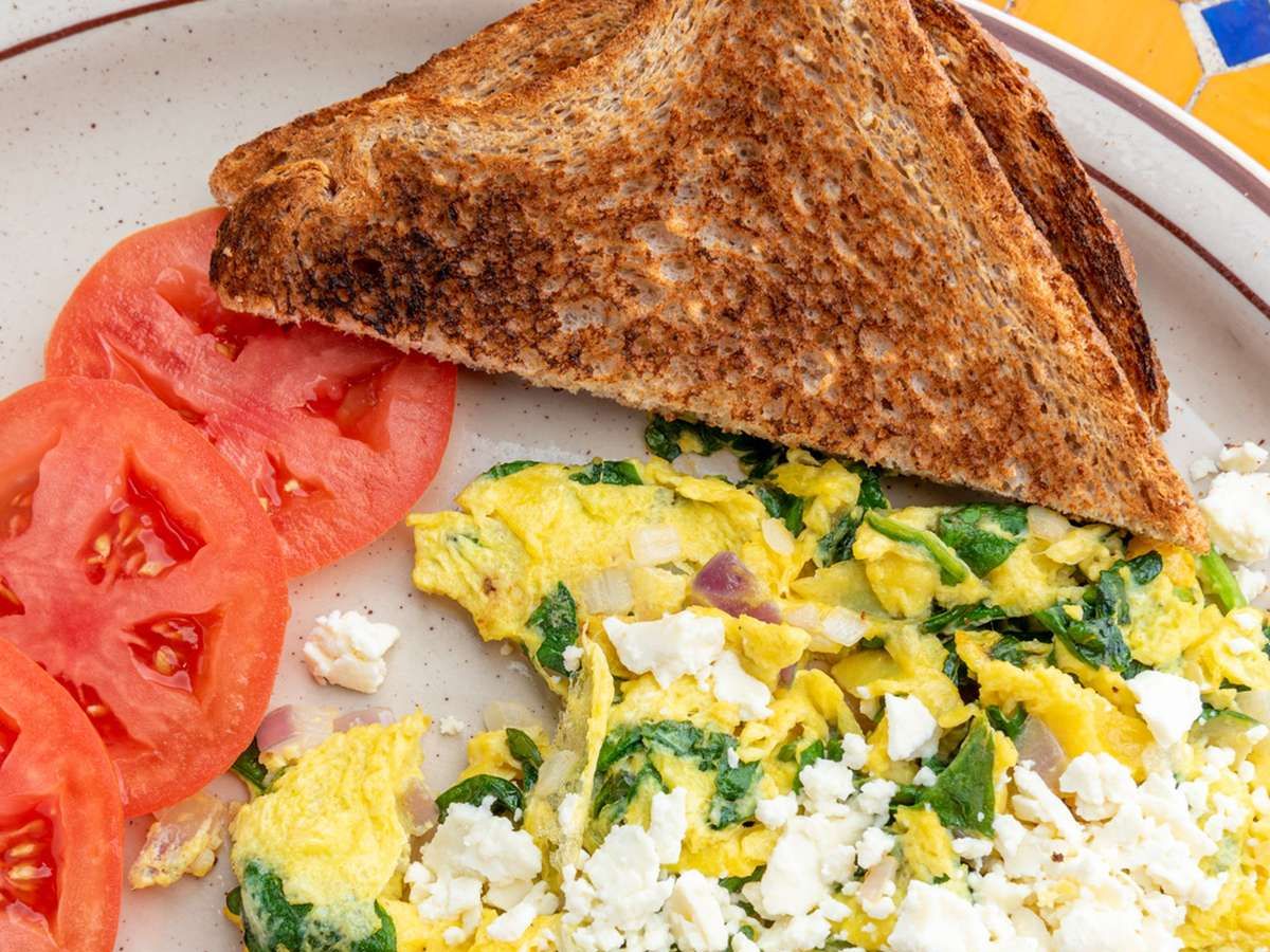 Greek Scrambled Eggs.