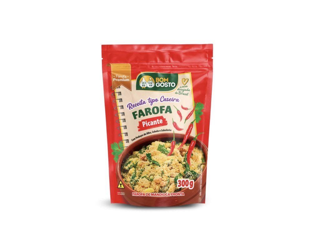 Bom Gosto Farofa Picante 300g.