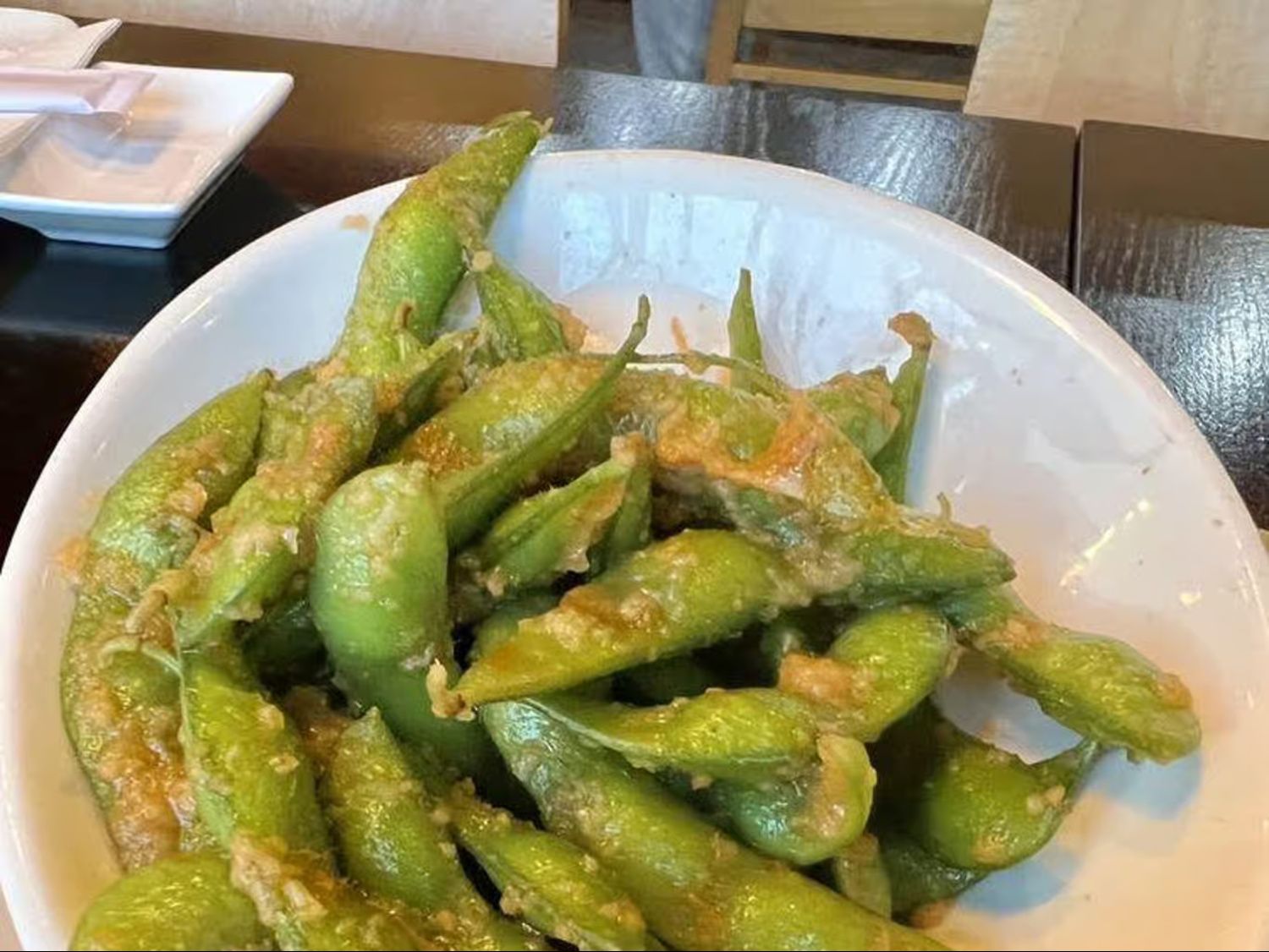 Garlic Edamame