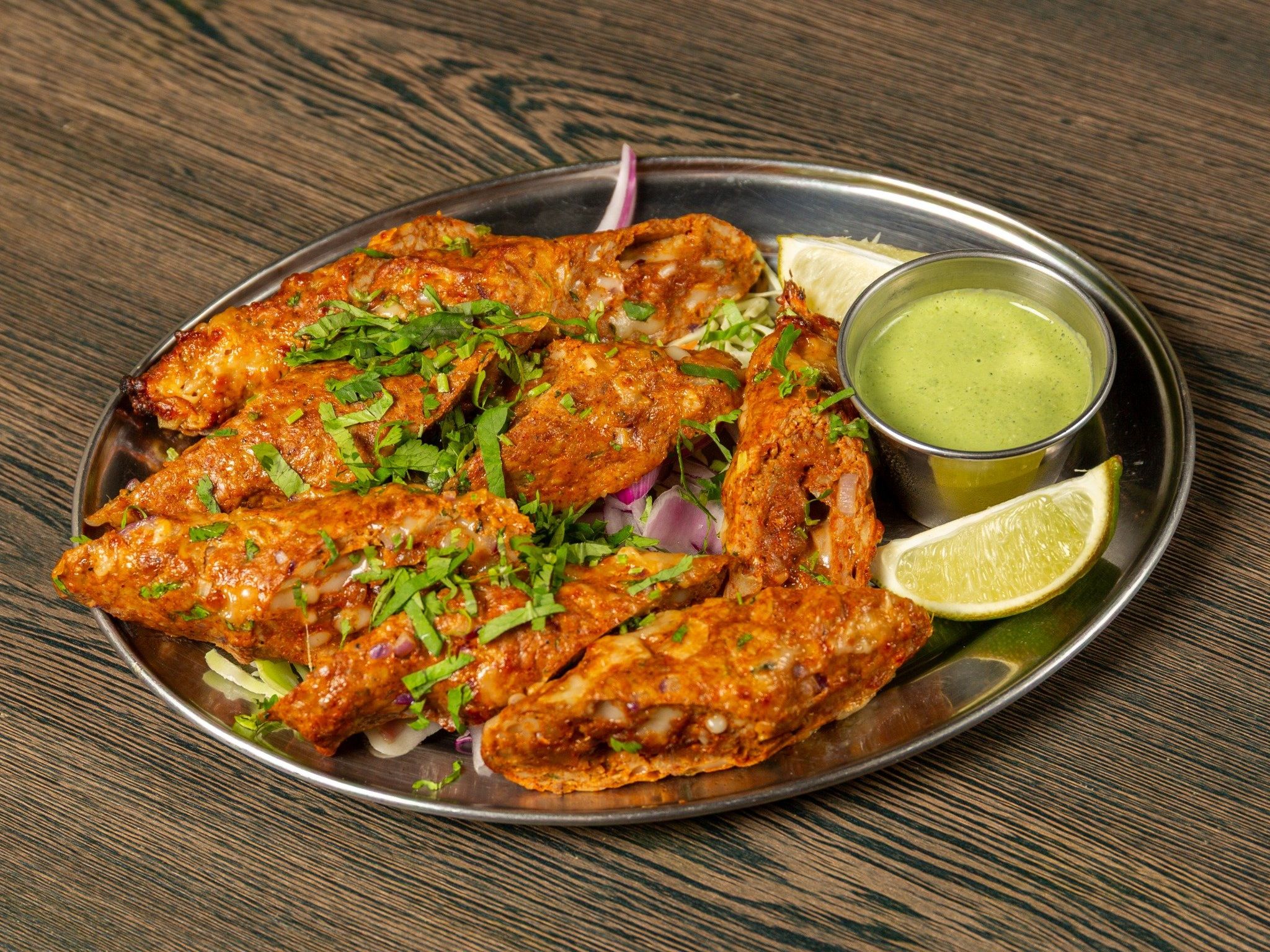 Chicken Sheek Kebab.