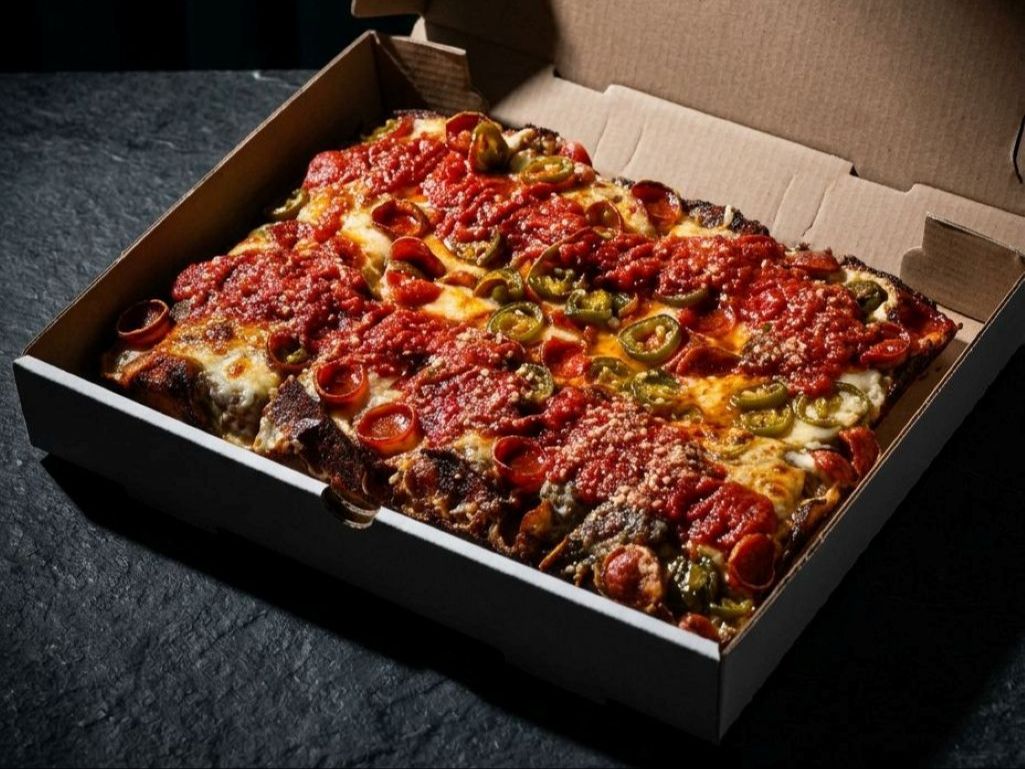 Small Mike's Honey Hot Pepperoni Detroit.
