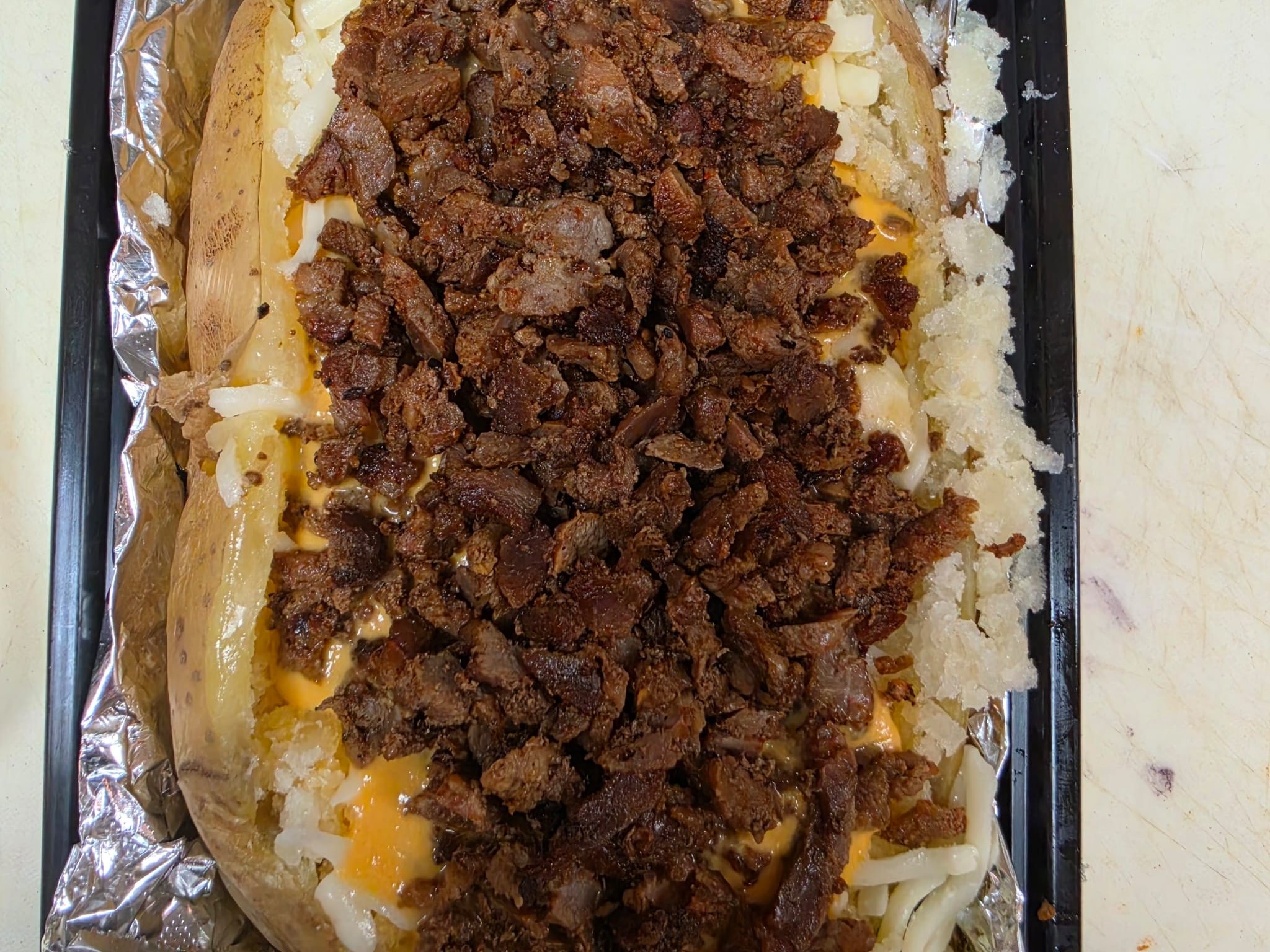 Papa Asada Preparada.
