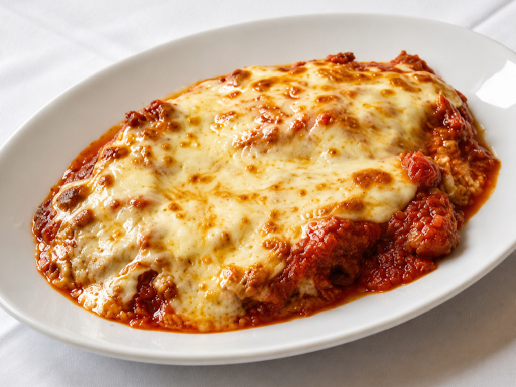 Veal Parmigiana.