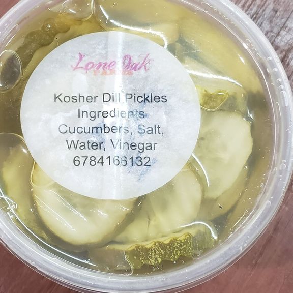 Pickles Kosher from Lone Oak Farm