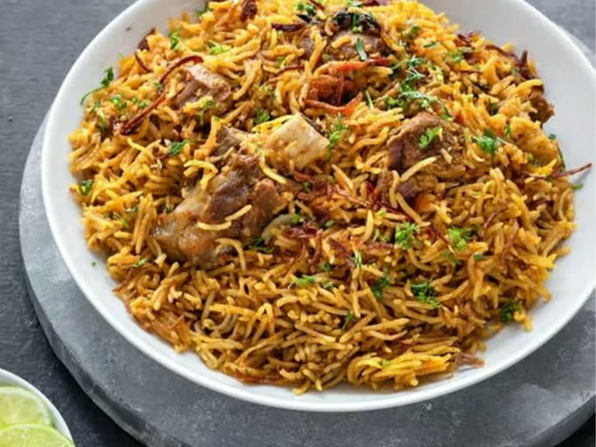 3. Lamb Biryani.