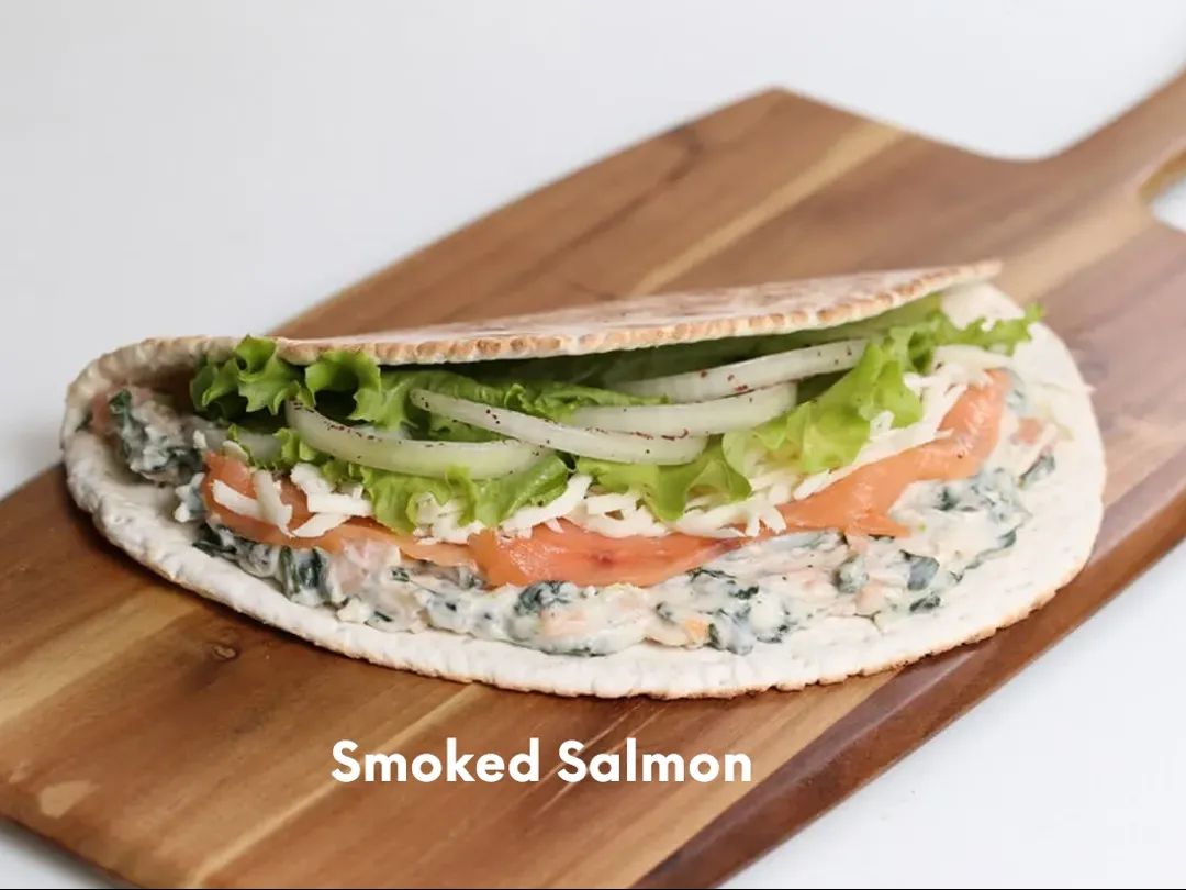 Smoked Salmon & Spinach.