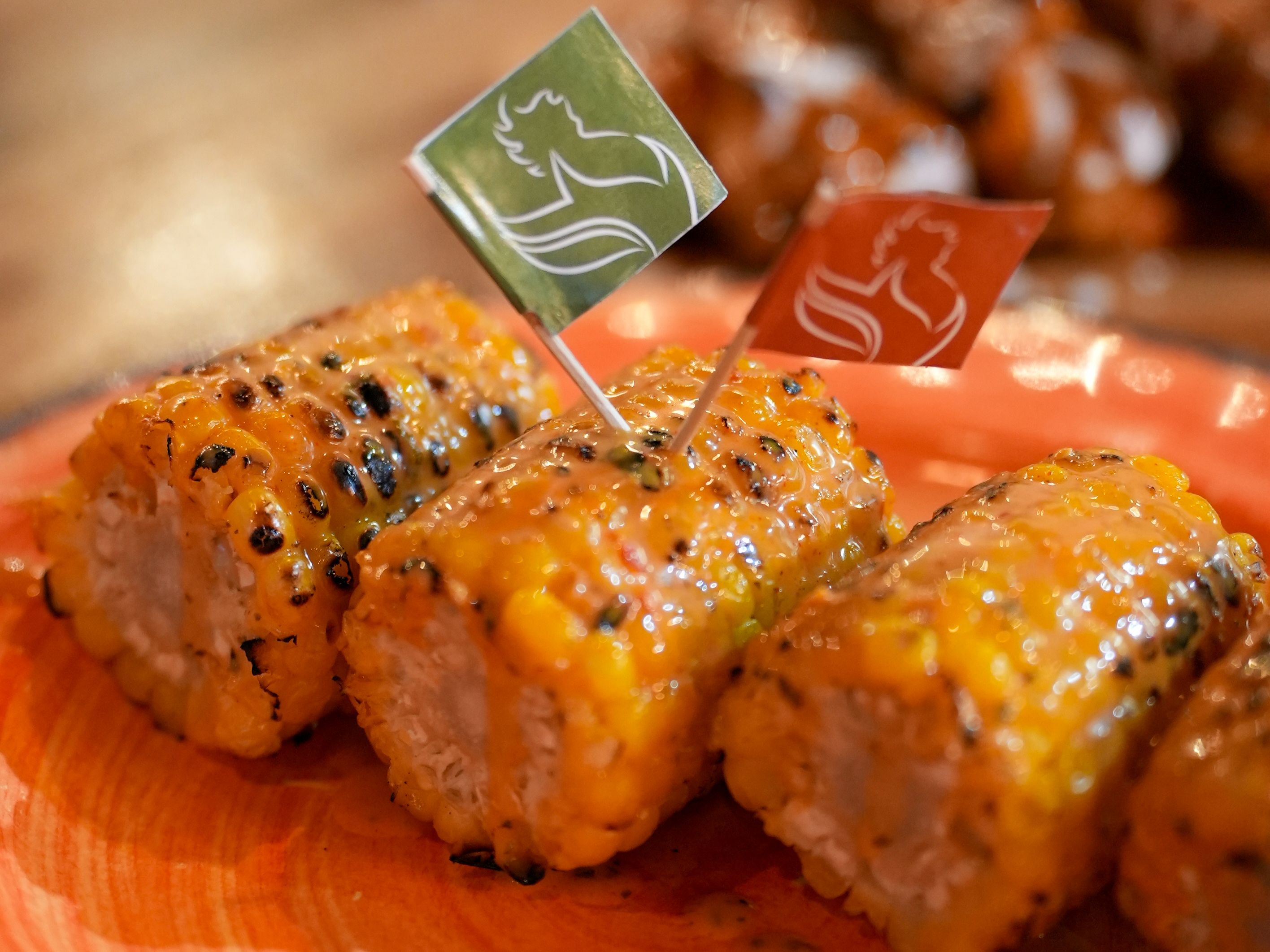 Flame-Grilled Corn On The Cob.