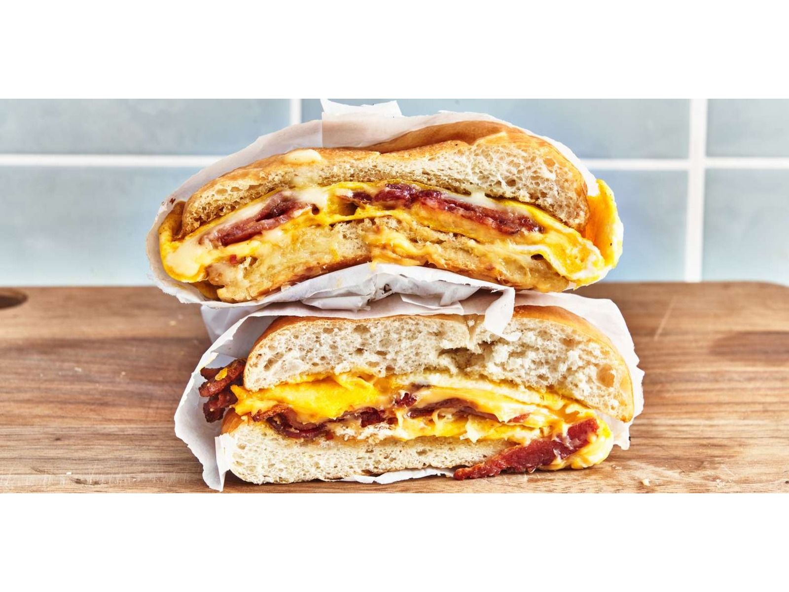 Egg & cheese on a roll.