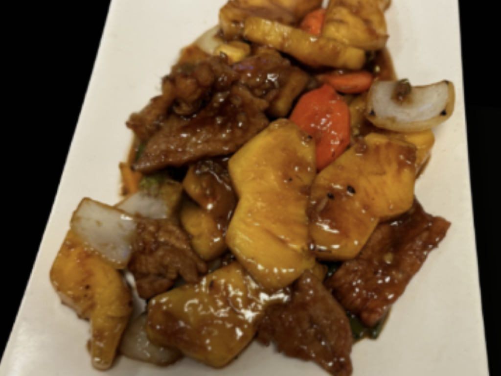 Fresh Pineapple Beef.