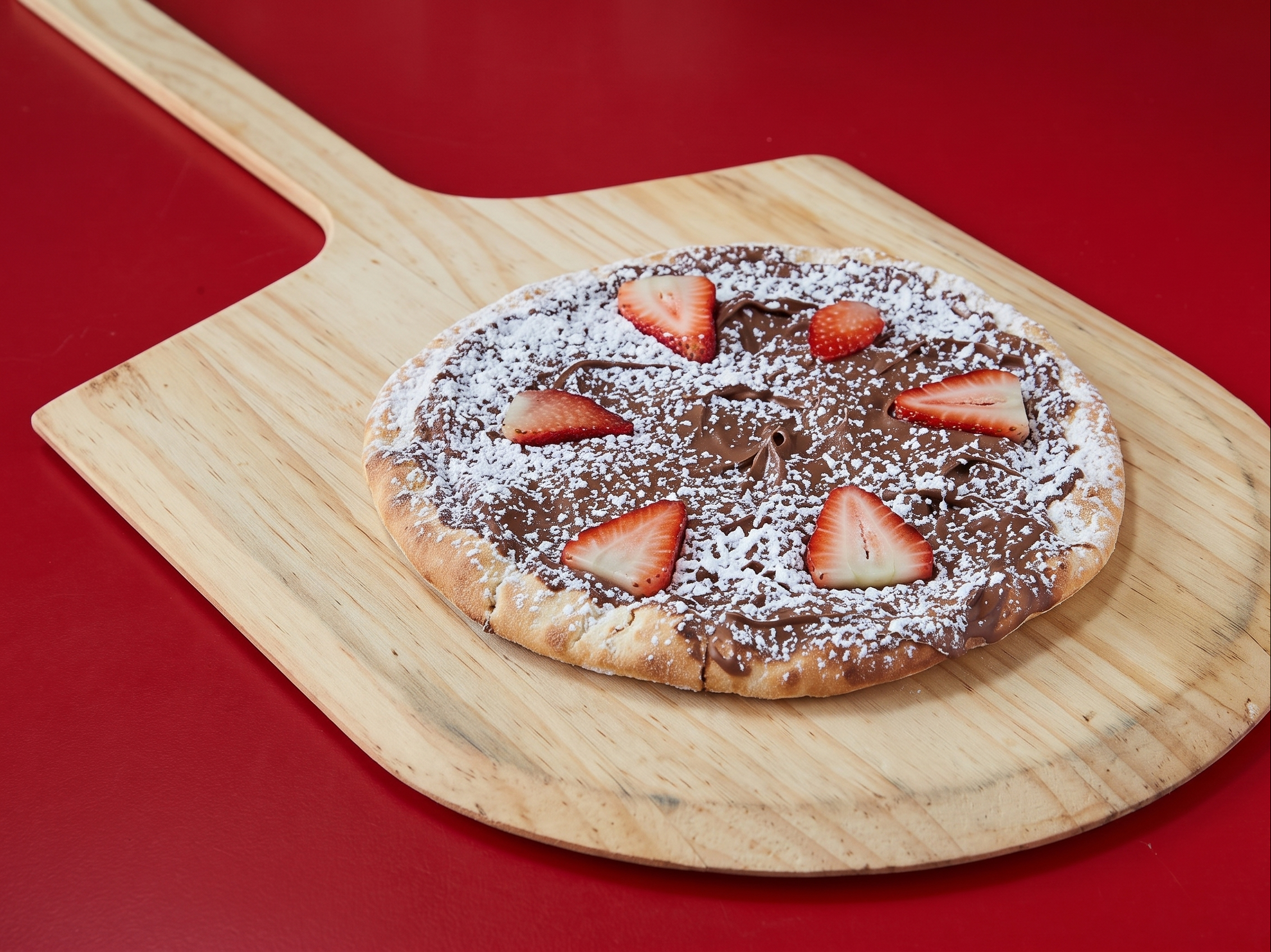 Nutella Strawberry & Banana Dessert Pie.