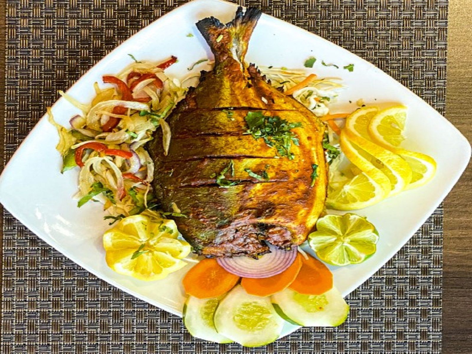 Classic Tandoor Pomfret Fish(GF).