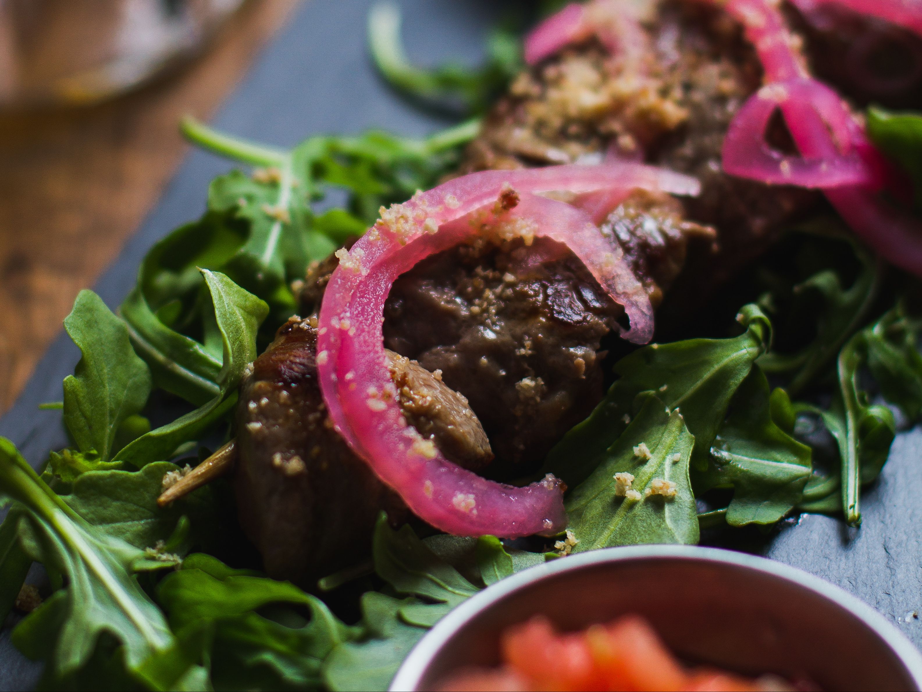 New York Steak Skewer.