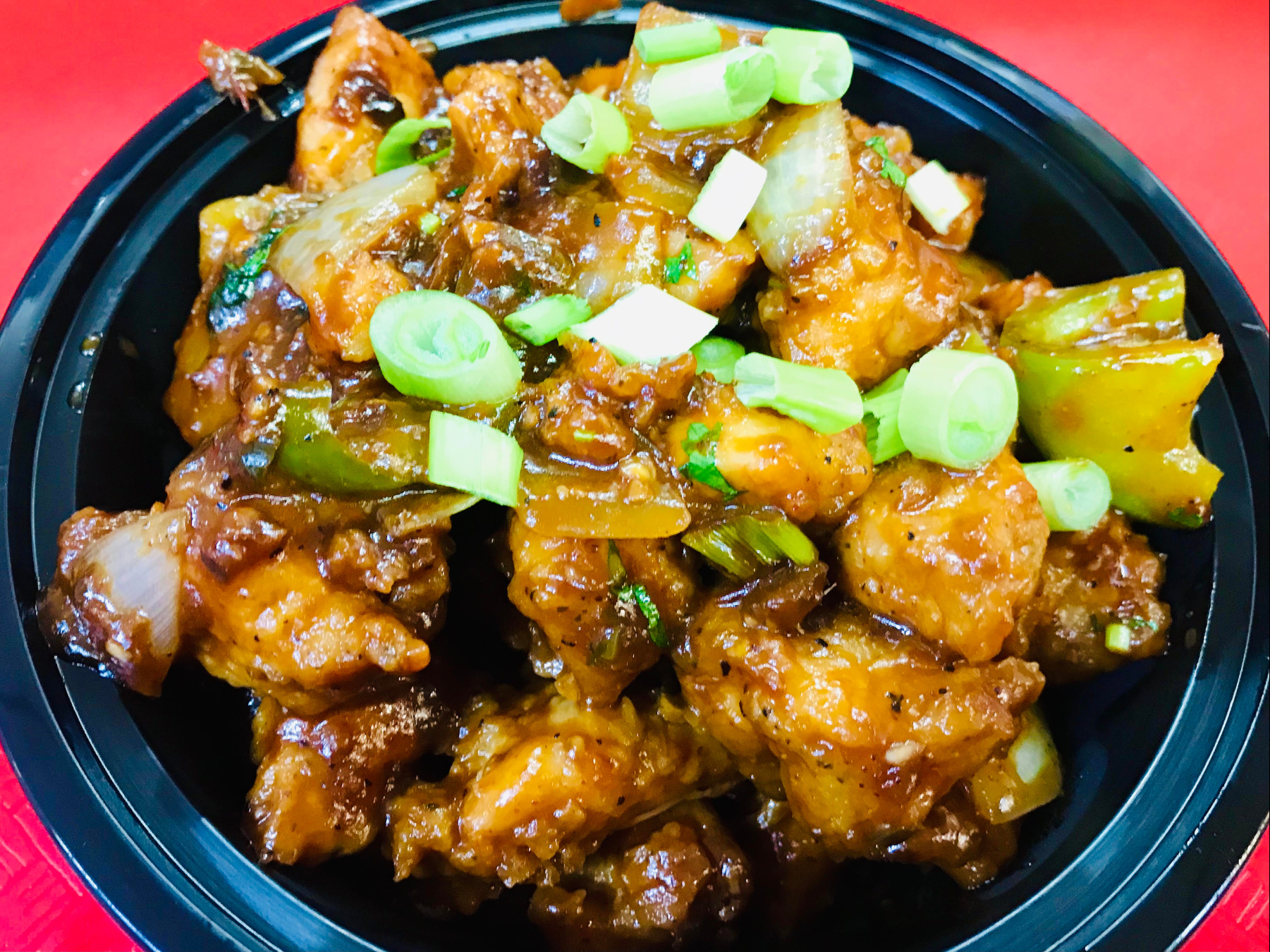 Chicken Manchurian.