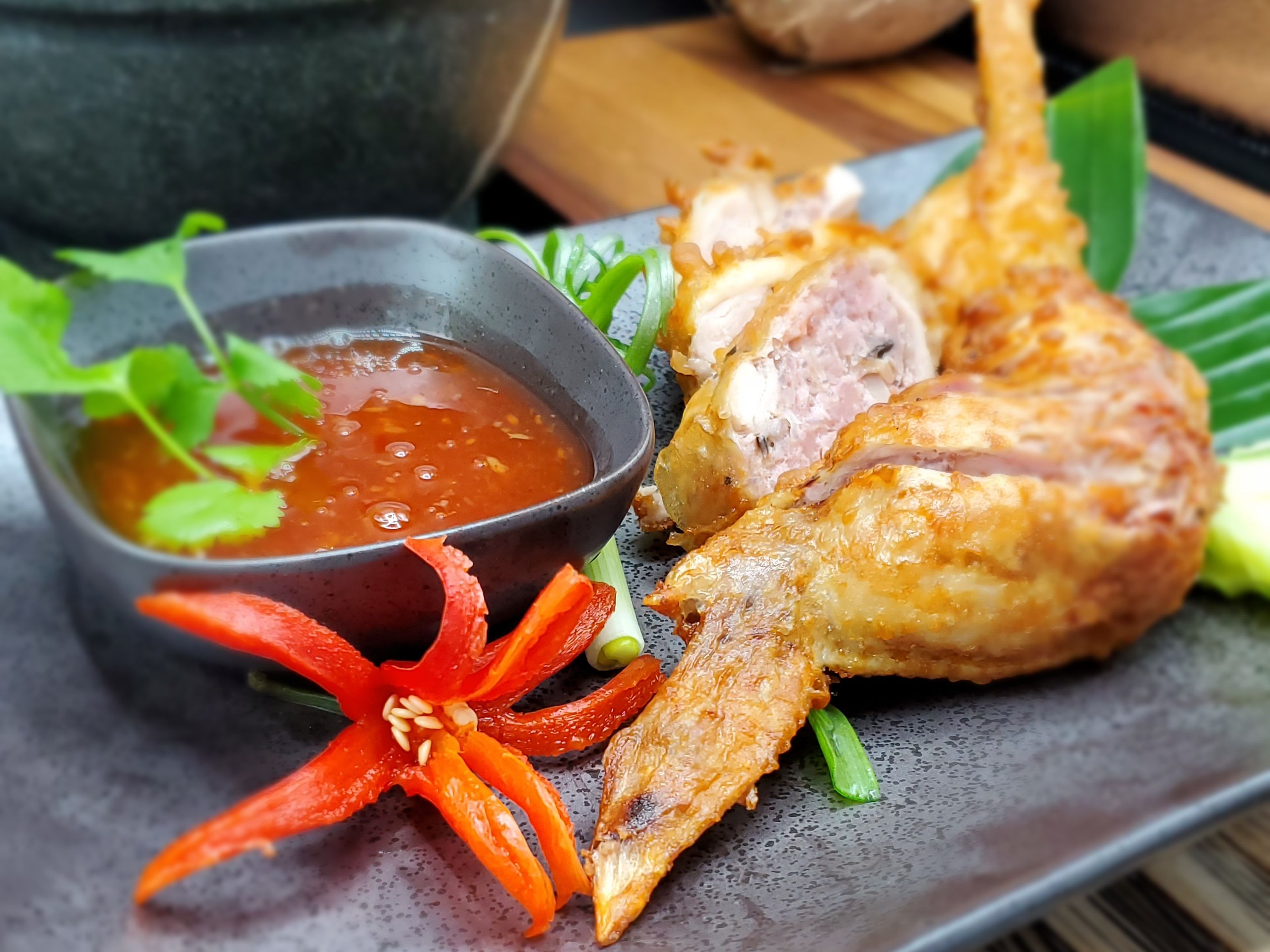 Stuffed Jumbo Chicken Wing 2pcs.