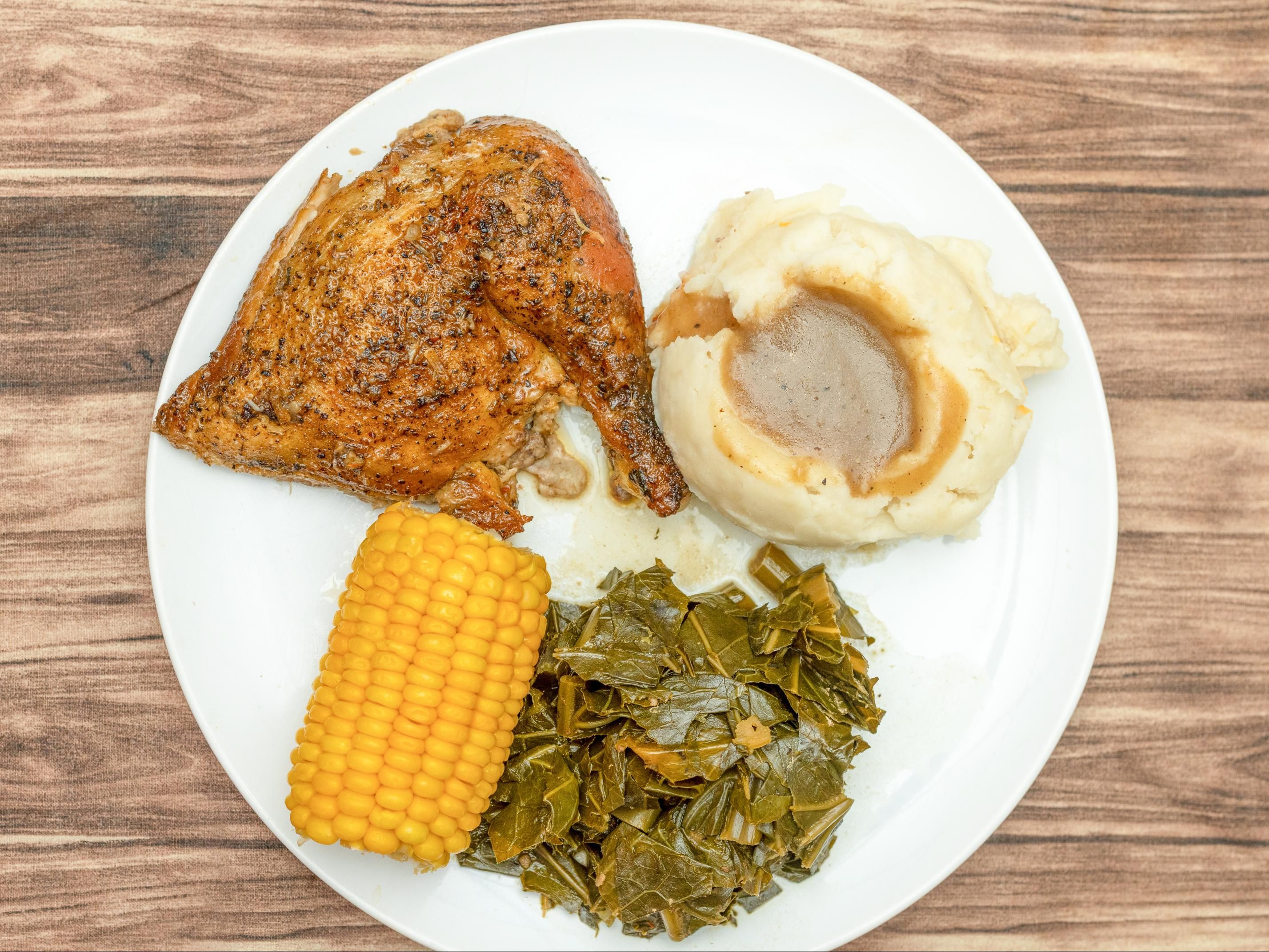 Baked Chicken 1/4 Leg.