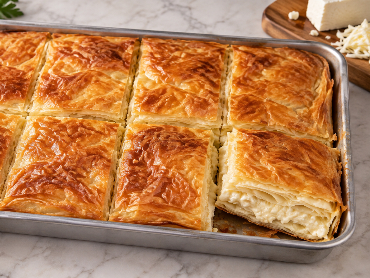 Three Cheese Pastry (Su Boregi).
