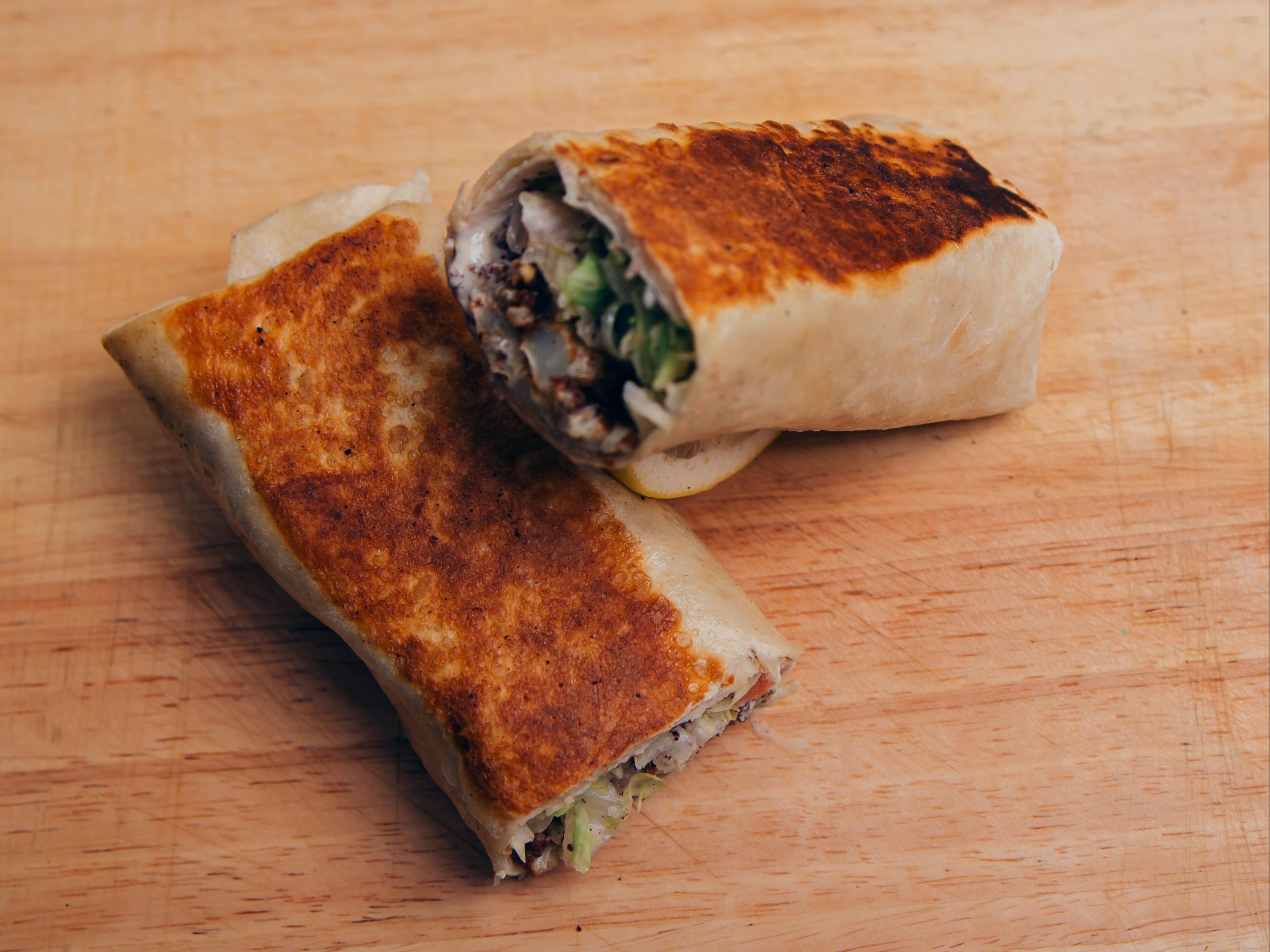 Steak Shawarma Sandwich.
